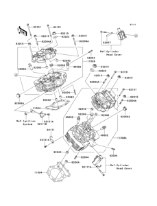 VN1600 Головка цилиндров