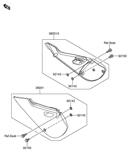 RM65 Боковая крышка