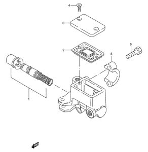 RG50 Передний тормозной цилиндр