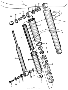 CA200 Задние амортизаторы