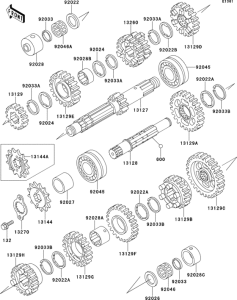 ZR550 Трансмиссия