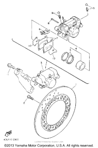 XJ600SE Задний суппорт