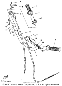 YZ80A Handlebar-cable