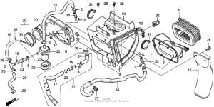 XR650L Воздушный фильтр