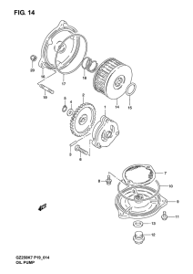 GZ250 Маслонасос