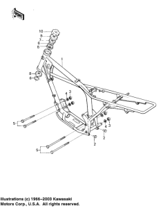 KD80 Frame / frame fittings