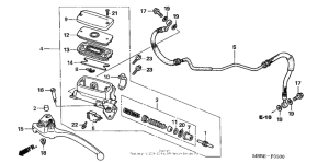 VTR1000F Clutch master cylinder 05