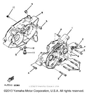 RX50K Картер двигателя