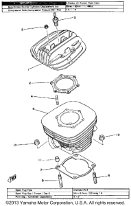 YZ465G Цилиндры