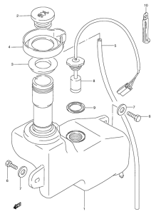 RG80 Бак масляный