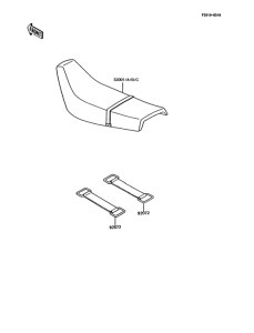 KMX125 Сиденье