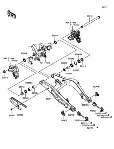 ER650 スイングアーム