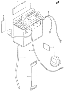 GN125 Аккумулятор