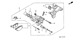  Задний суппорт