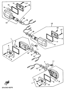 CW50 Поворотники