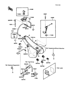 ZG1200 Топливный бак