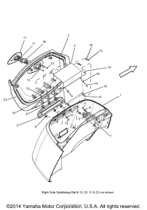 XVS1300CTF Кофры боковые