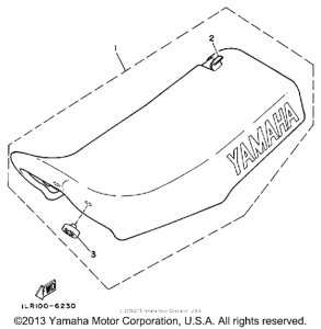 YZ80S (Motocross) Сиденье