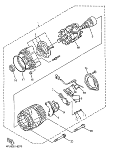 XJR1300 Генератор