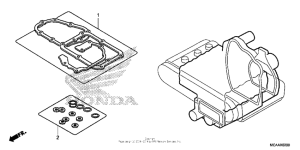 GL1800 (ABS) Комплект прокладок