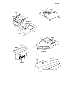 KR250 Наклейки