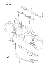 GSX-R750 Carburetor fittings