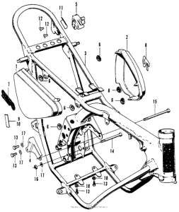 SL70 Frame + side cover