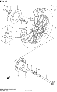 Переднее колесо