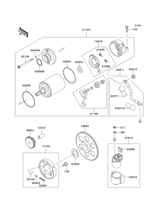 ZX600 Стартер