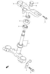 RG125 Траверса нижняя