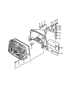 GS1000 Задний комбинированный сигнал