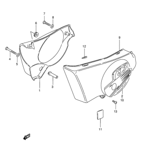 TS185 Обтекатель задний