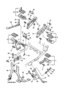 VMX12 Support & repose pied