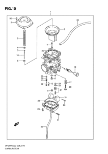 DR200 Carburetor assy