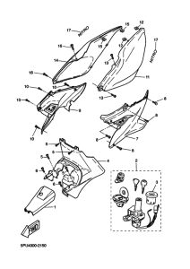 YQ50 Боковая крышка