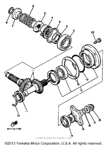 XJ650K Промежуточный ведущий вал