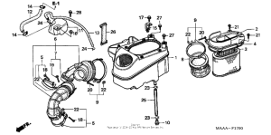 VT1100C Воздушный фильтр
