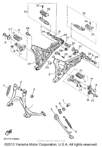 FJ1200AC Подножки