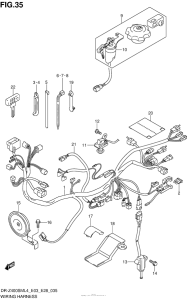  Wiring Harness (Dr-Z400Sml4 E03)