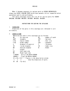 GN125 Catalog preface