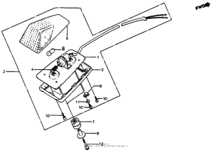 XR350R Taillight 83-84