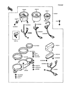 KR250 Спидометр