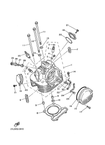 SR250 Culata de cilindro