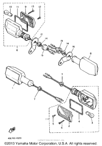 XT600S Поворотники
