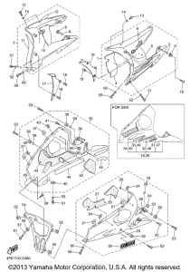 YZF-R6S Обтекатели