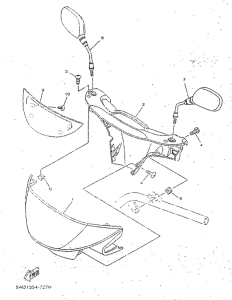YN50R Обтекатель 1
