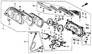 ST1100 Спидометр
