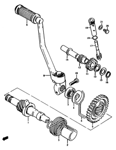 ZR50 Ножной стартер
