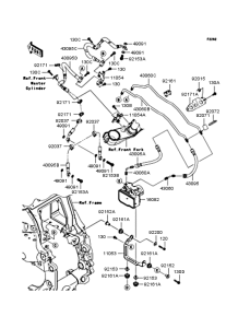 ZG1400 Тормозные трубки