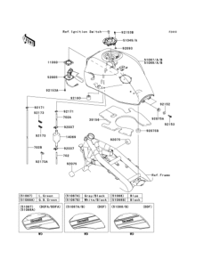 ZR1200 Топливный бак